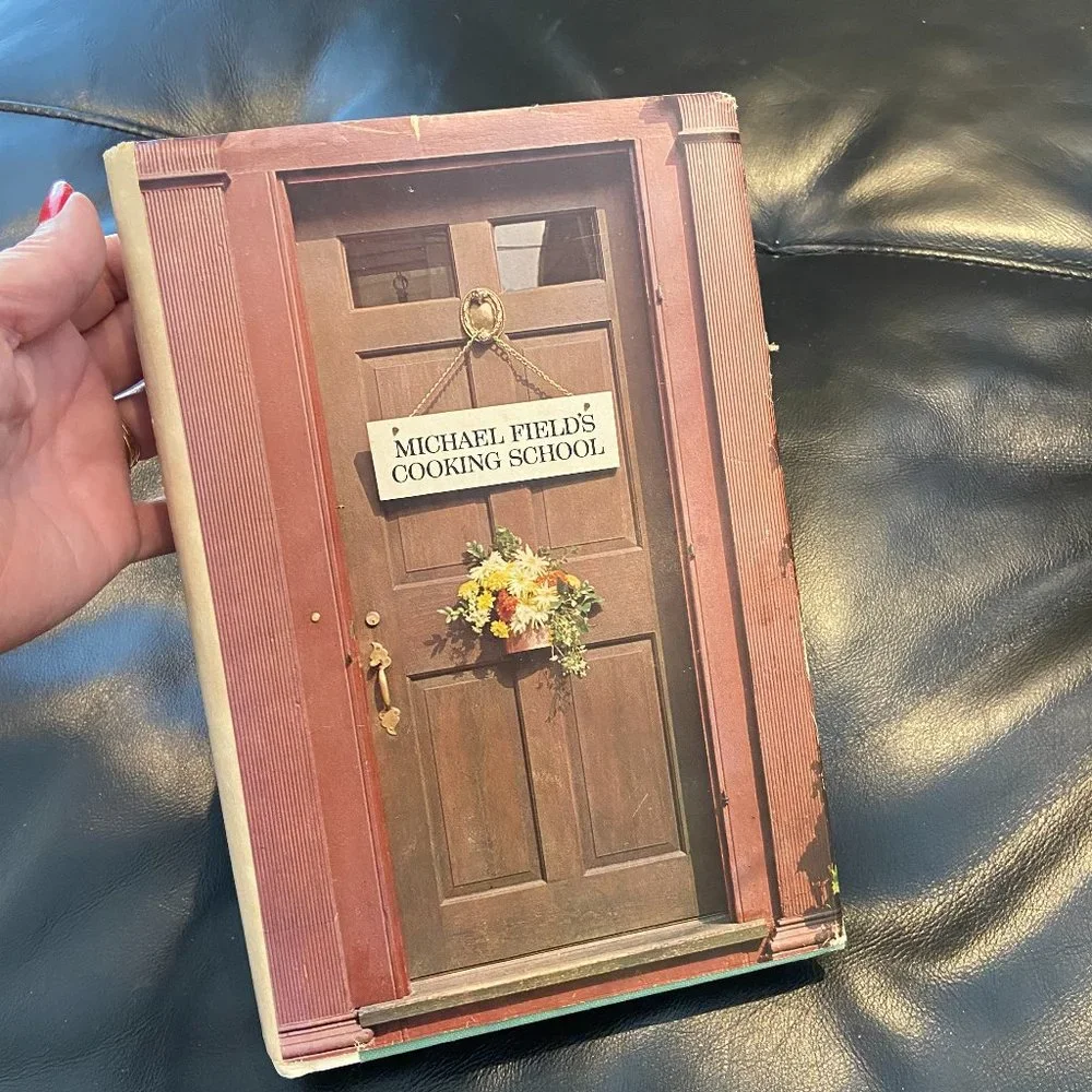 MICHAEL FIELDS Cooking School Recipe Book Cookbook Hardcover Vintage 1965